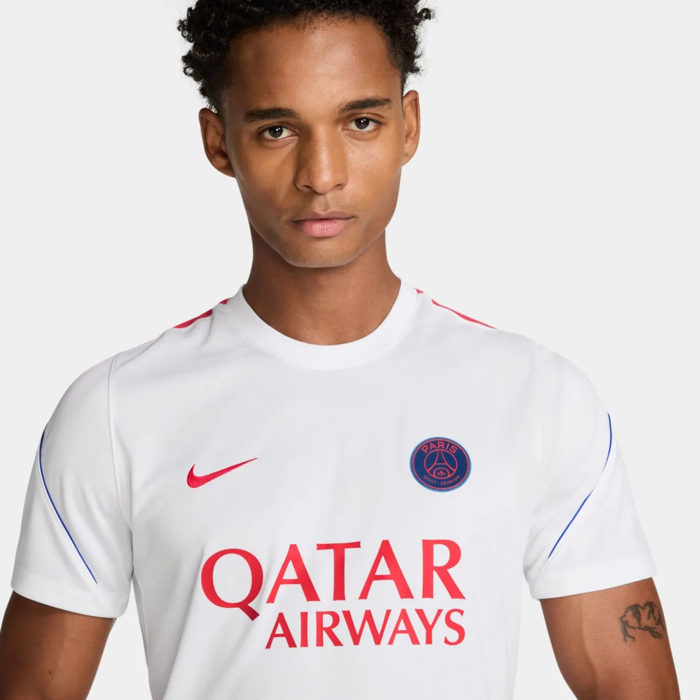 Nike Paris Saint-Germain Strike Trainingsset 2026-2027 Wit Donkerblauw Rood