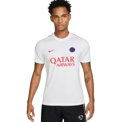Nike Paris Saint-Germain Strike Trainingsshirt 2026-2027 Wit Rood Donkerblauw