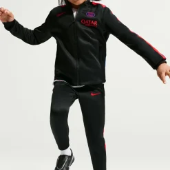 Nike Paris Saint-Germain Strike Trainingspak 2026-2027 Kleuters/Kids Zwart Felrood Donkerblauw