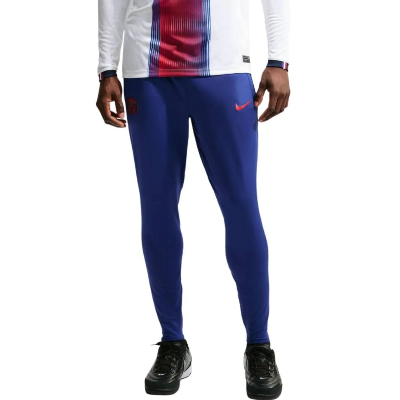Nike Paris Saint-Germain Strike Trainingspak 1/4-Zip 2026-2027 Wit Donkerblauw Rood