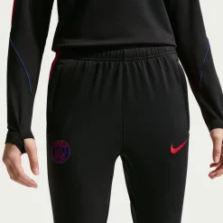 Nike Paris Saint-Germain Strike Trainingspak 1/4-Zip 2026-2027 Kids Zwart Felrood Donkerblauw