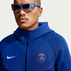 Nike Paris Saint-Germain Tech Fleece Vest 2026-2027 Donkerblauw Wit