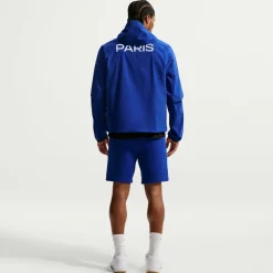 Nike Paris Saint-Germain Tech Woven Anthem Windrunner Jack Blauw Zwart Wit