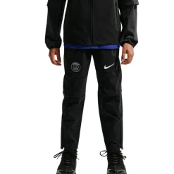 Nike Paris Saint-Germain Tech Woven Trainingspak 2026-2027 Kids Zwart Donkergrijs Wit