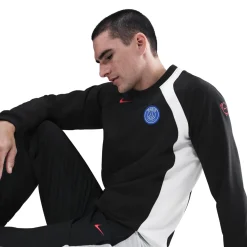 Nike Paris Saint-Germain Total 90 Crew Sweater 2025-2026 Zwart Wit Rood