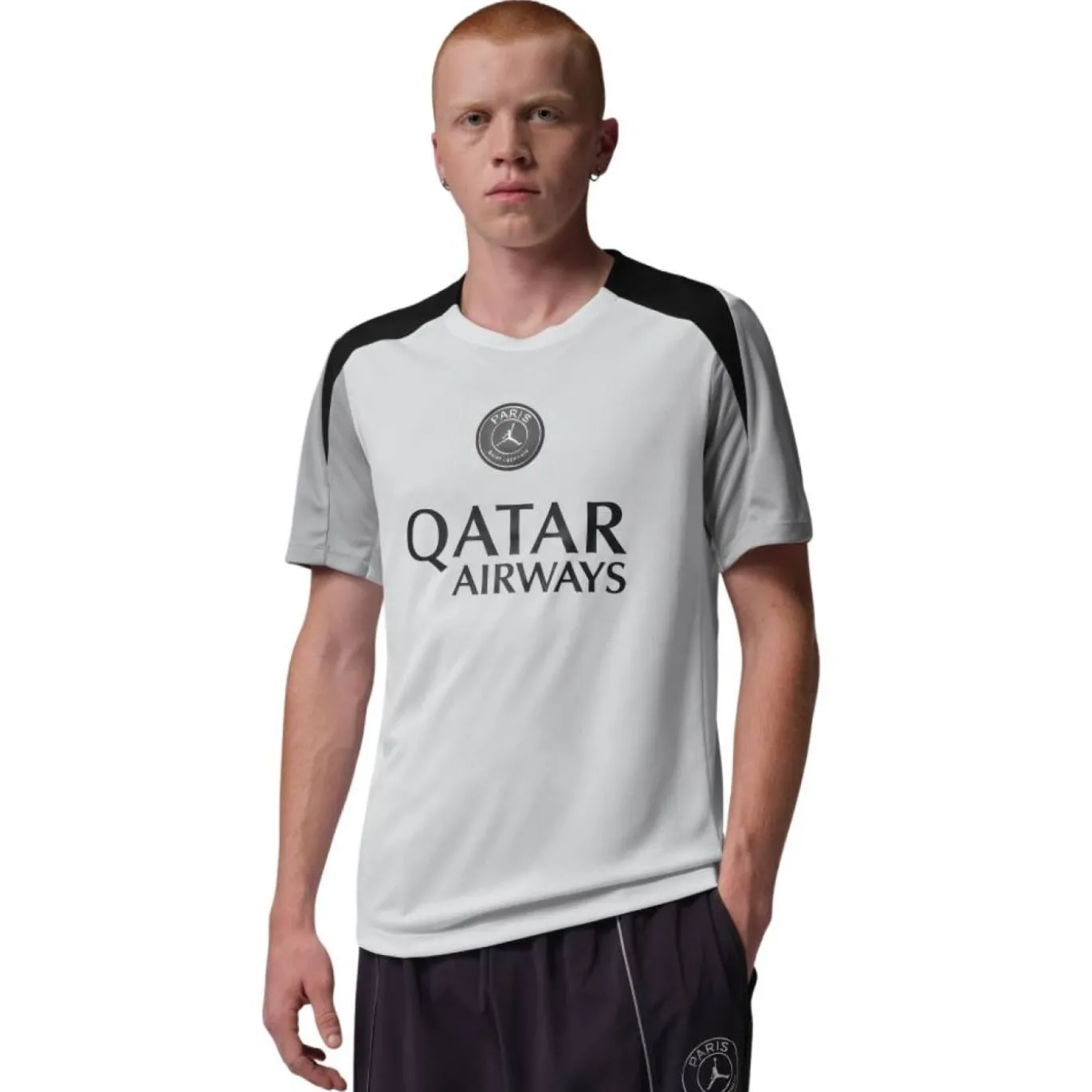 Nike Paris Saint-Germain x Jordan Strike Trainingsshirt 2025-2026 Grijs Zwart