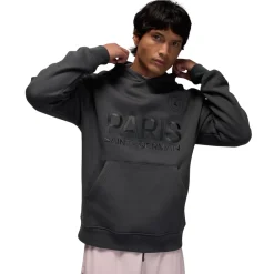 Nike Paris Saint-Germain x Jordan Hoodie 2025-2026 Donkergrijs Zwart