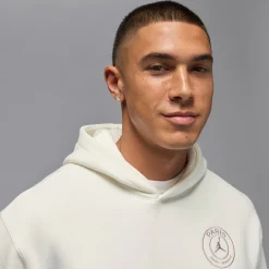 Nike Paris Saint-Germain x Jordan Hoodie 2025-2026 Gebroken Wit