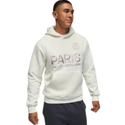 Nike Paris Saint-Germain x Jordan Hoodie 2025-2026 Gebroken Wit