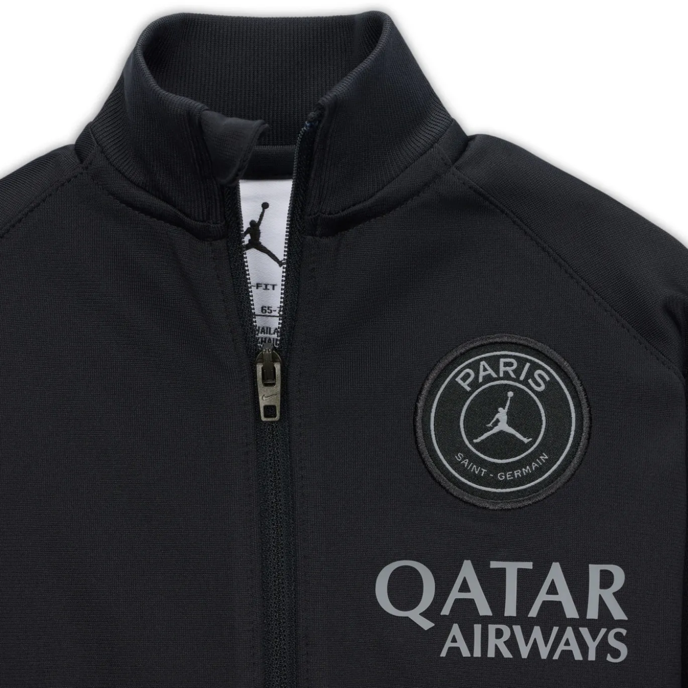 Nike Paris Saint-Germain x Jordan Strike Trainingspak Full-Zip 2025-2026 Baby Zwart Donkergrijs