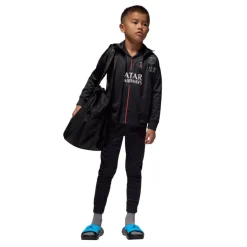 Nike Paris Saint-Germain x Jordan Strike Trainingspak Full-Zip 2025-2026 Kleuters Zwart Donkergrijs