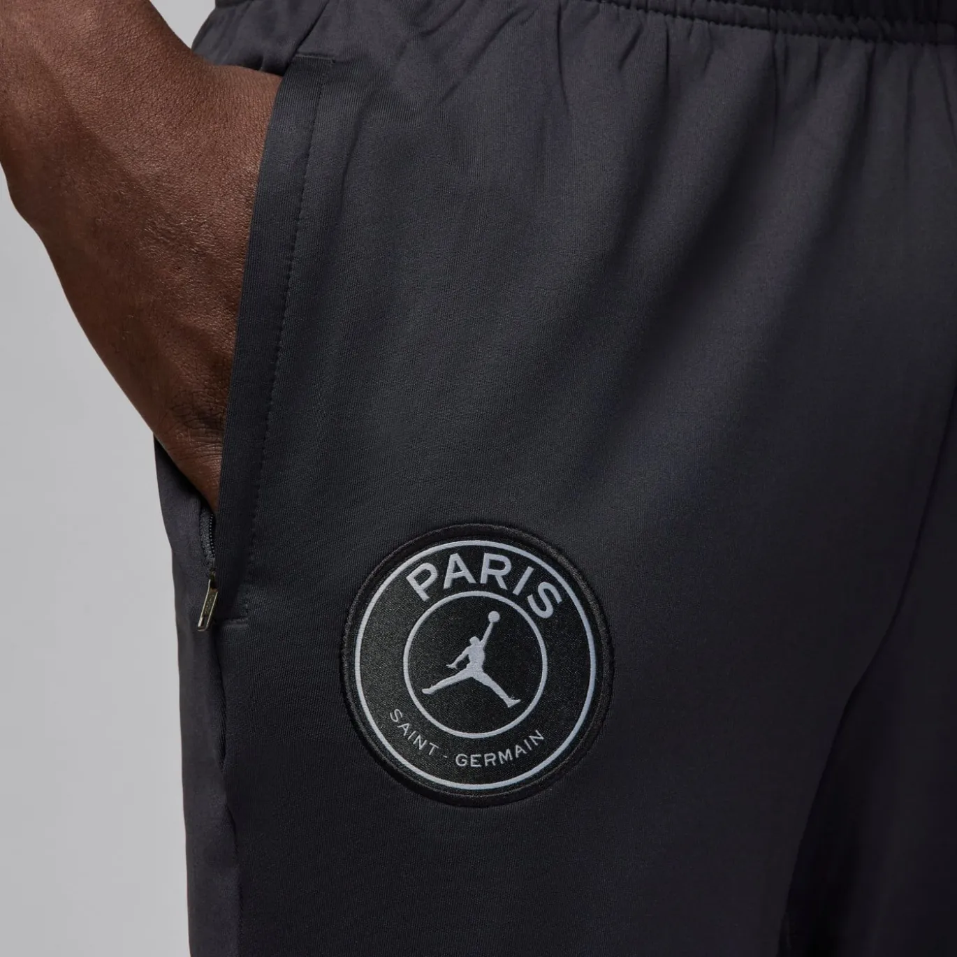 Nike Paris Saint-Germain x Jordan Strike Trainingspak 1/4-Zip 2025-2026 Zwart Grijs