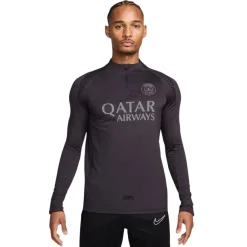 Nike Paris Saint-Germain x Jordan Strike Trainingspak 1/4-Zip 2025-2026 Zwart Grijs