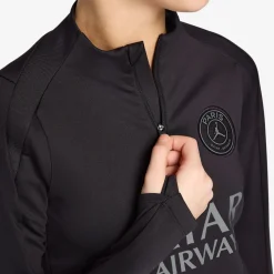 Nike Paris Saint-Germain x Jordan Strike Trainingstrui 1/4-Zip 2025-2026 Kids Zwart Grijs