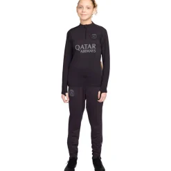 Nike Paris Saint-Germain x Jordan Strike Trainingspak 1/4-Zip 2025-2026 Kids Zwart Grijs