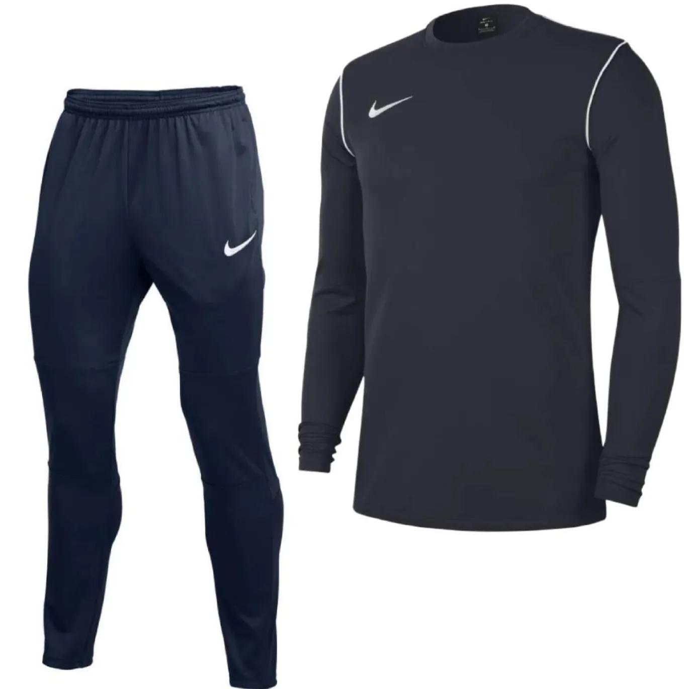 Nike Park 20 Crew Trainingspak Donkerblauw Wit