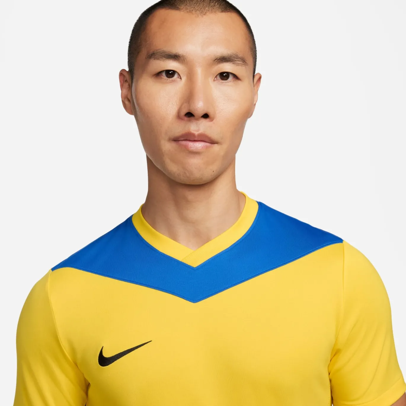 Nike Park Derby IV Voetbalshirt Geel Blauw Zwart