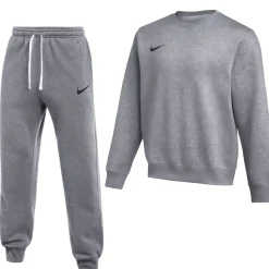 Nike Park 26 Fleece Crew Joggingpak Grijs Zwart