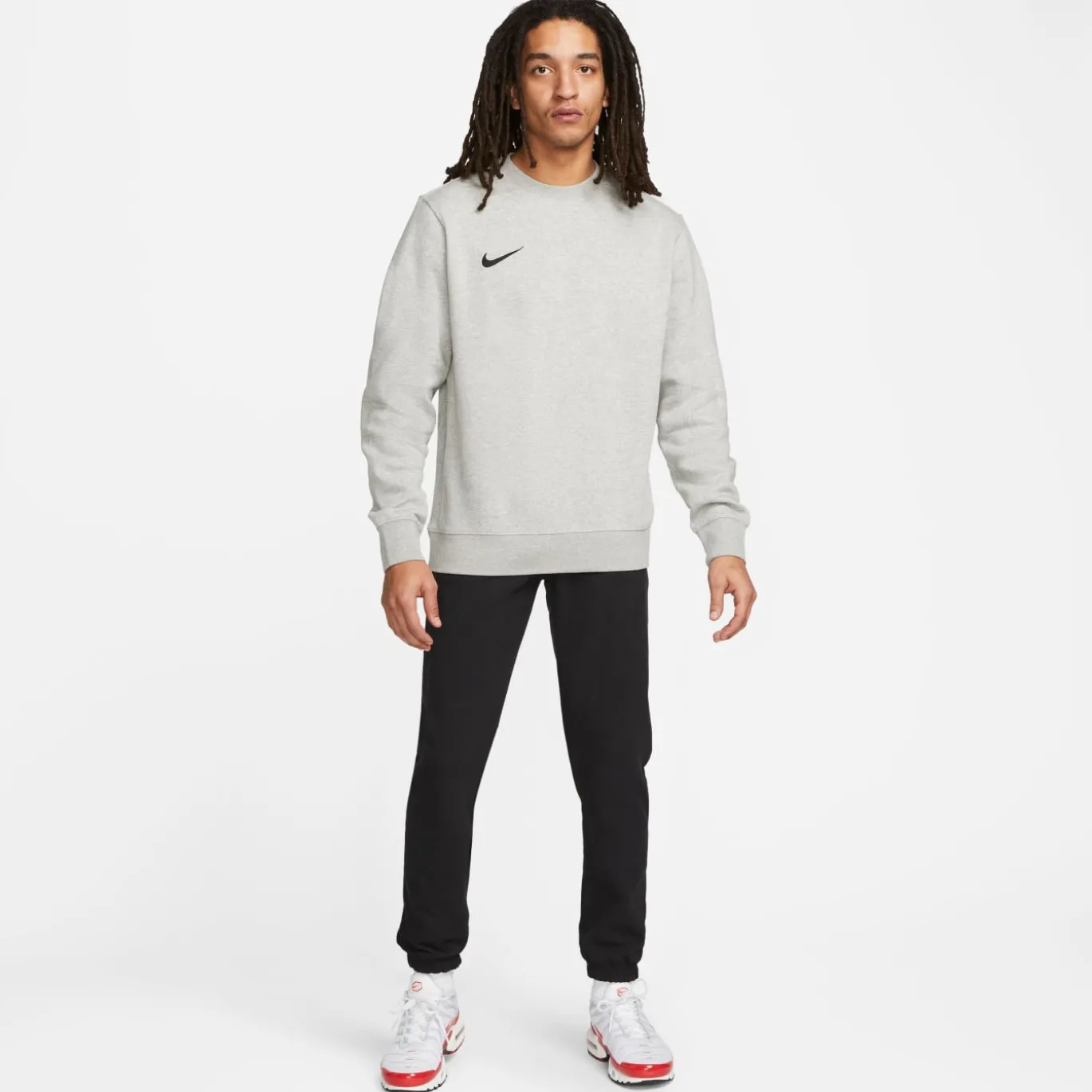 Nike Park 20 Fleece Crew Sweater Grijs