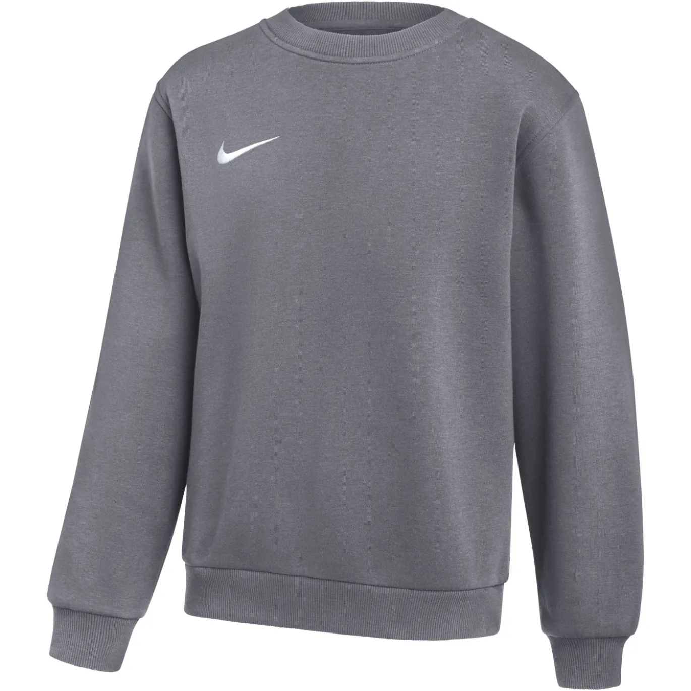 Nike Park 26 Fleece Crew Sweater Kids Donkergrijs Wit