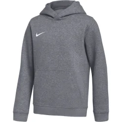 Nike Park 26 Fleece Pullover Hoodie Kids Donkergrijs Wit