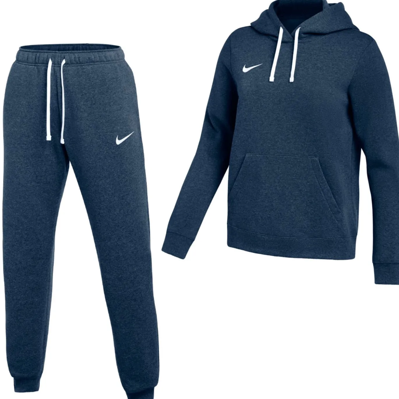Nike Park 26 Fleece Pullover Hoodie Joggingpak Dames Donkerblauw Wit