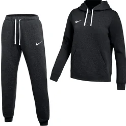 Nike Park 26 Fleece Pullover Hoodie Joggingpak Dames Zwart Wit