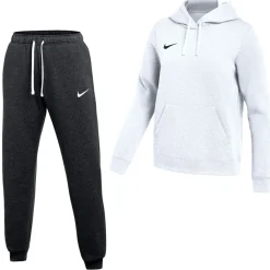 Nike Park 26 Fleece Pullover Hoodie Joggingpak Dames Wit Zwart