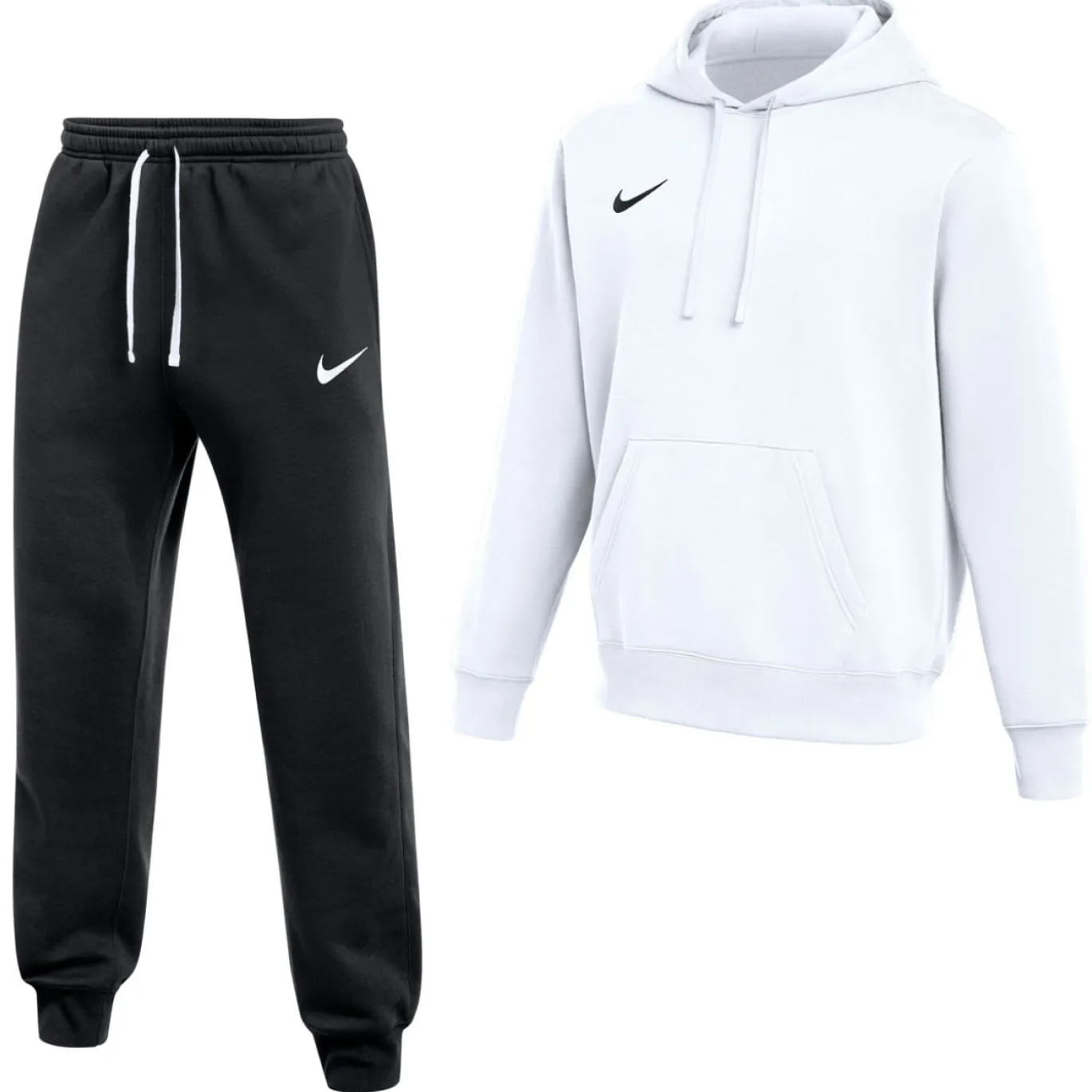 Nike Park 26 Fleece Pullover Hoodie Joggingpak Wit Zwart