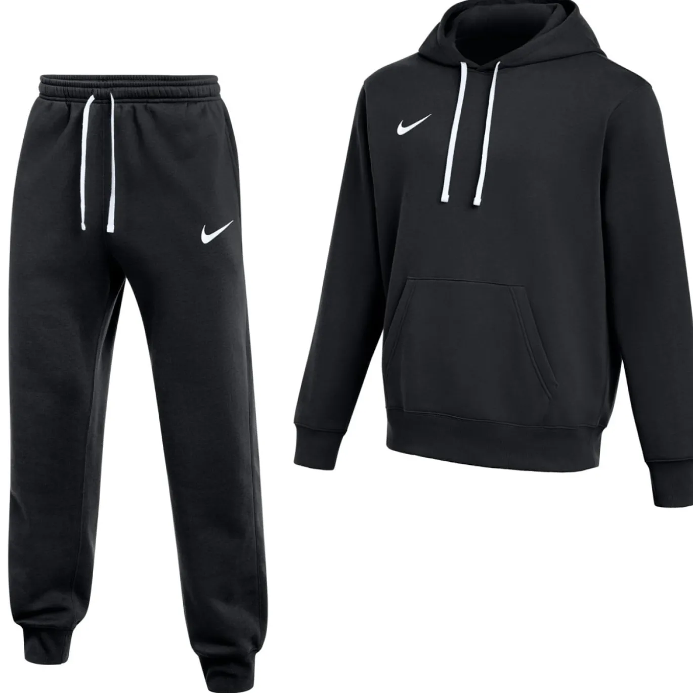 Nike Park 26 Fleece Pullover Hoodie Joggingpak Zwart Wit