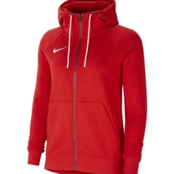 Nike Park 20 Fleece Vest Dames Rood Wit