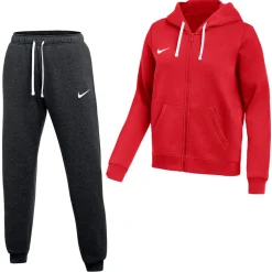 Nike Park 26 Fleece Vest Joggingpak Dames Rood Zwart
