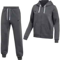 Nike Park 26 Fleece Vest Joggingpak Dames Donkergrijs Zwart