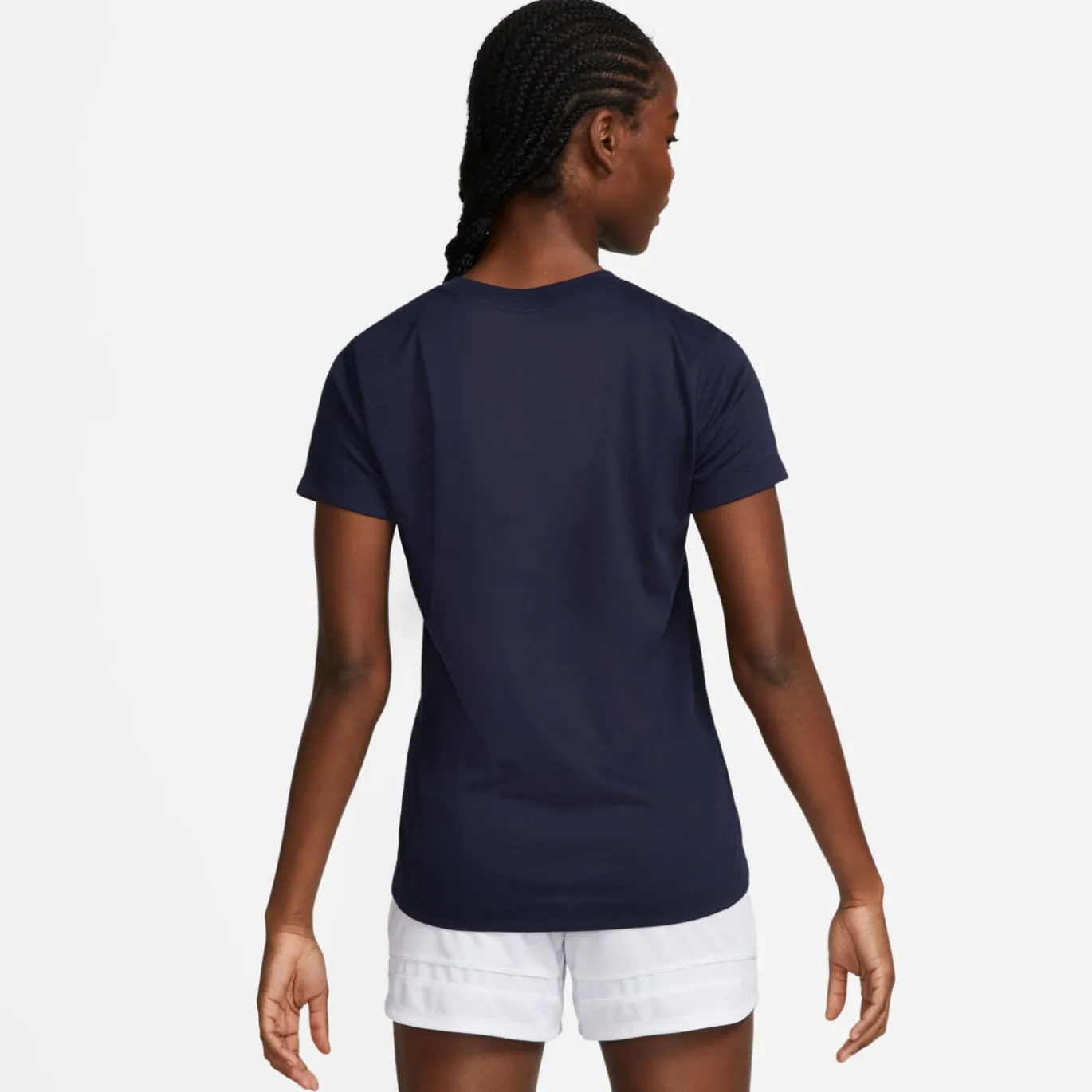 Nike Park 20 Hybride T-shirt Dames Donkerblauw Wit