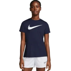 Nike Park 20 Hybride T-shirt Dames Donkerblauw Wit