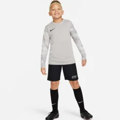 Nike Park IV Voetbalshirt Keepers Lange Mouwen Kids Grijs Zwart