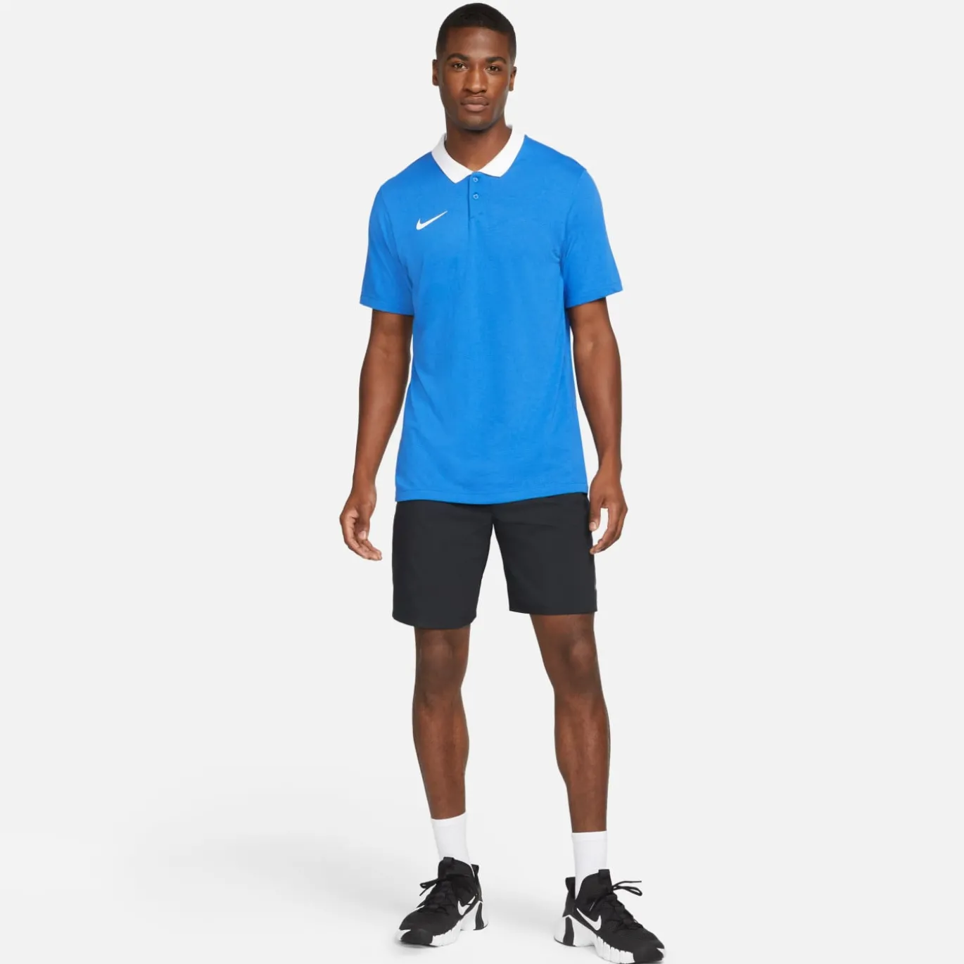 Nike Park 20 Polo Blauw Wit