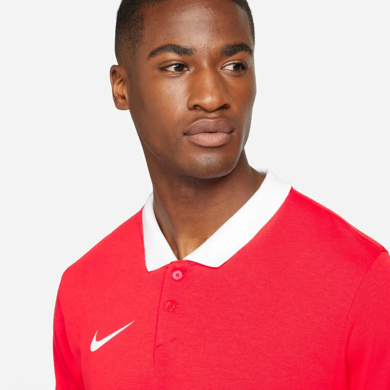 Nike Park 20 Polo Rood Wit