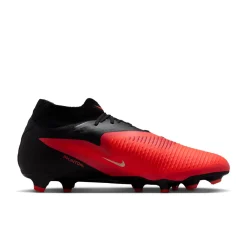 Nike Phantom 6 High Academy Gras / Kunstgras Voetbalschoenen (MG) Zwart Felrood Goud