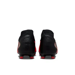 Nike Phantom 6 High Academy Gras / Kunstgras Voetbalschoenen (MG) Zwart Felrood Goud