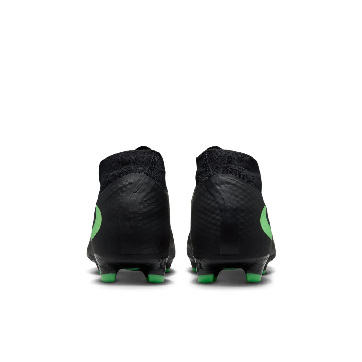 Nike Phantom 6 High Academy Gras / Kunstgras Voetbalschoenen (MG) Zwart Felgroen