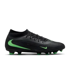 Nike Phantom 6 High Academy Gras / Kunstgras Voetbalschoenen (MG) Zwart Felgroen