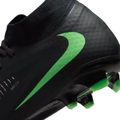 Nike Phantom 6 High Academy Gras / Kunstgras Voetbalschoenen (MG) Zwart Felgroen