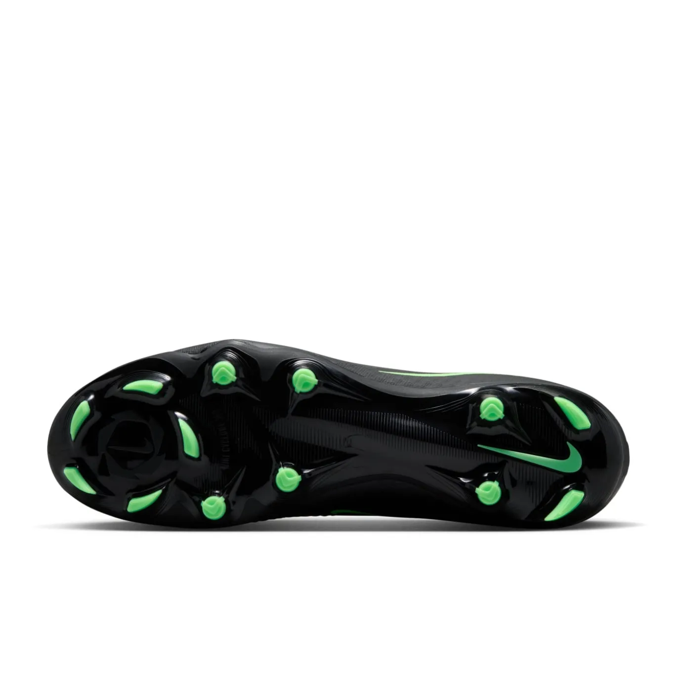 Nike Phantom 6 High Academy Gras / Kunstgras Voetbalschoenen (MG) Zwart Felgroen
