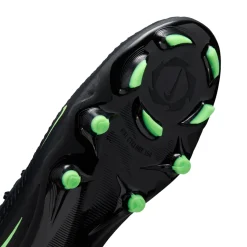 Nike Phantom 6 High Academy Gras / Kunstgras Voetbalschoenen (MG) Zwart Felgroen