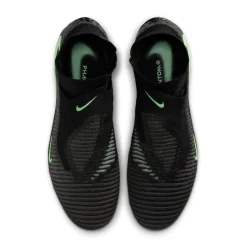 Nike Phantom 6 High Elite Gras Voetbalschoenen (FG) Zwart Felgroen