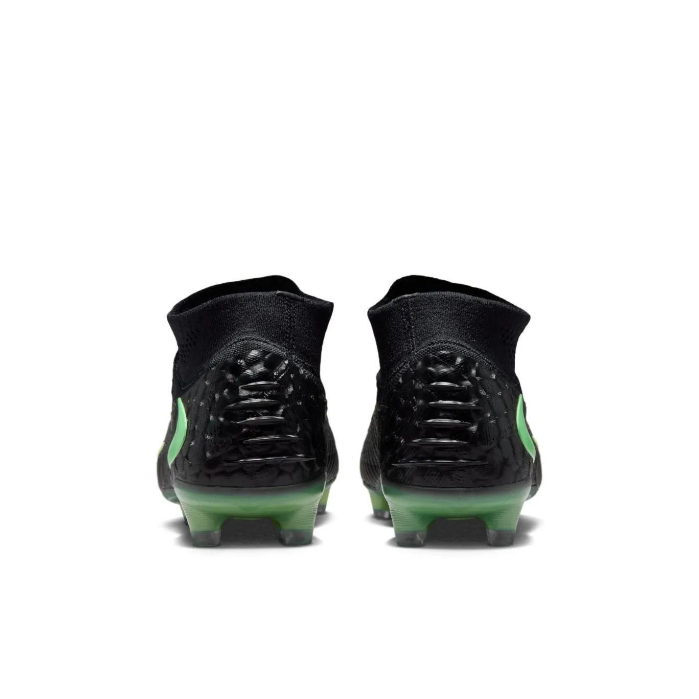 Nike Phantom 6 High Elite Gras Voetbalschoenen (FG) Zwart Felgroen