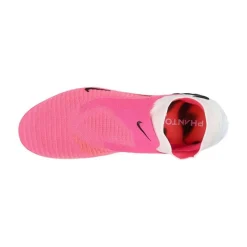Nike Phantom 6 High Elite IJzeren-Nop Voetbalschoenen (SG) Wit Felroze Zwart