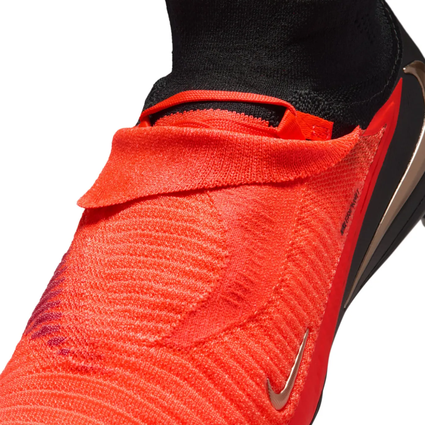 Nike Phantom 6 High Elite Kunstgras Voetbalschoenen (AG) Zwart Felrood Goud