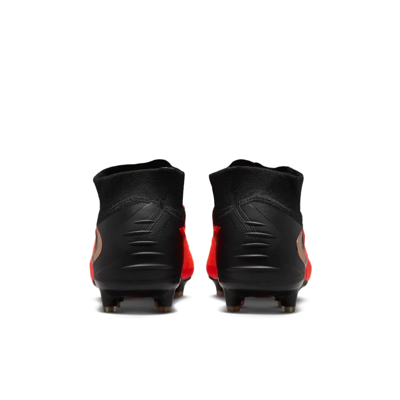 Nike Phantom 6 High Elite Kunstgras Voetbalschoenen (AG) Zwart Felrood Goud